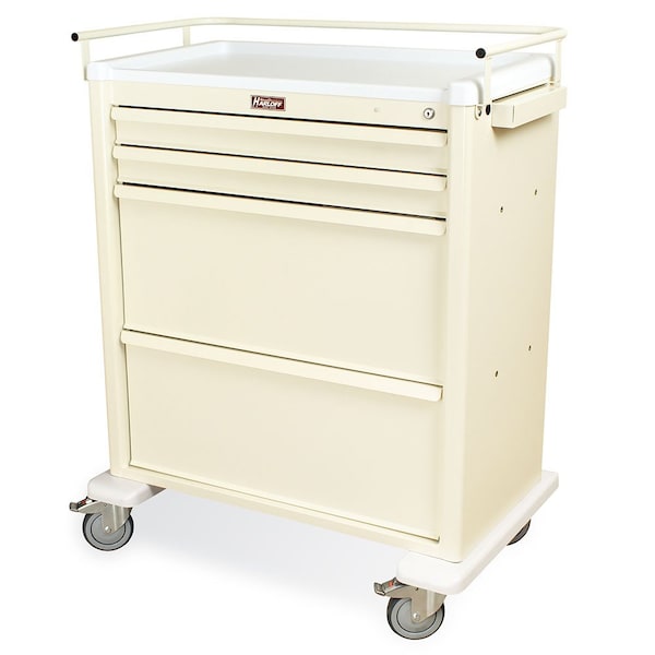 Dispill Medication Cart, 132 Card Capacity, Key Lock